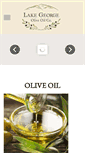 Mobile Screenshot of lakegeorgeoliveoilco.com